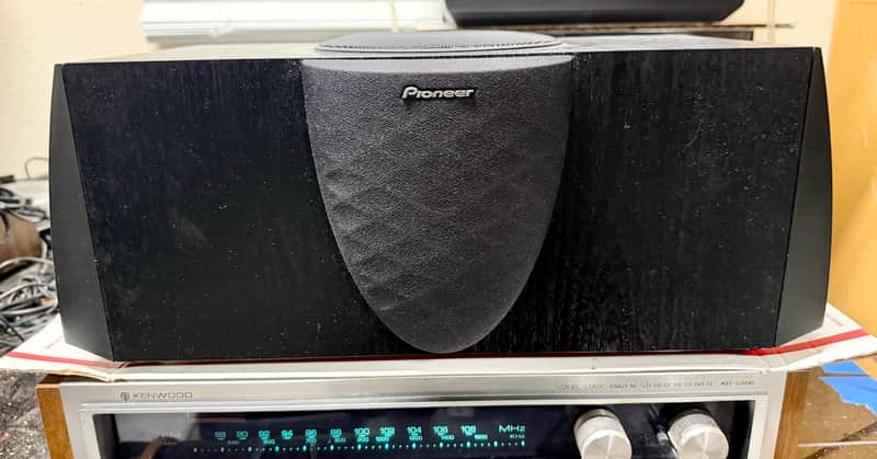 Pioneer S-DC1-K 100W 3-Way Center Channel Speaker; Tested SEE VIDEO image 1