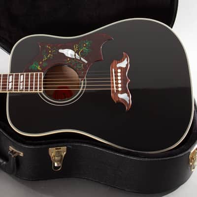2015 Gibson Custom Shop Dove Acoustic | Ebony Black Finish | LR Baggs Pickup | Original Case & COA image 1