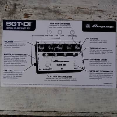 Ampeg SGT-DI Bass Preamp / DI 2023 - Present - Silver / Black image 10