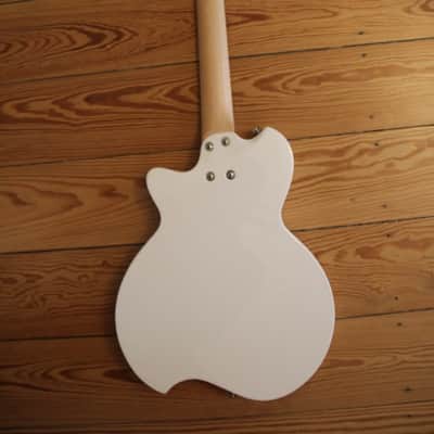 Sambora SA-1 Prototype, Les Paul Style, 1 Humbucker, Floyd Rose Speedloader, White, Rare! image 5