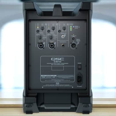 QSC CB10 Compact, Battery-Powered Loudspeaker Portable PA System image 3
