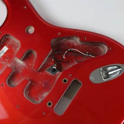 2002 Vintage Fender Stratocaster American Standard Crimson Red BODY USA image 10