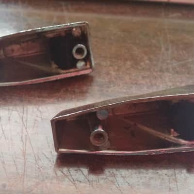 Hoshino Vintage TRAK Drums 2 Tom Lugs Tama Japan RARE PARTS 80s image 3