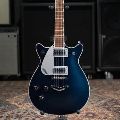 Gretsch G5232LH Electromatic Double Jet FT Left-Handed Electric Guitar - Midnight Sapphire - Demo image 3