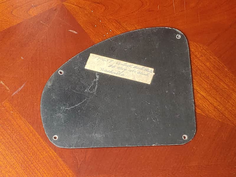 1980's Gibson B.B. King Lucille Backplate Black New Old Stock image 1