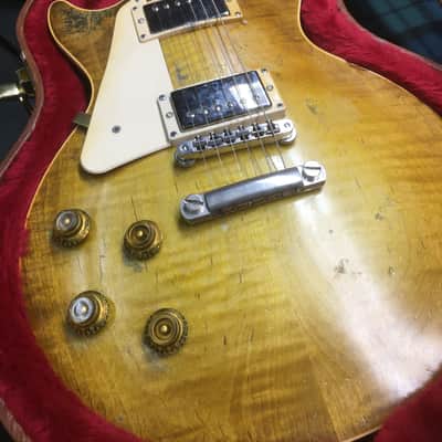 Gibson Les Paul traditional left handed 2019 Lemon burst relic image 19