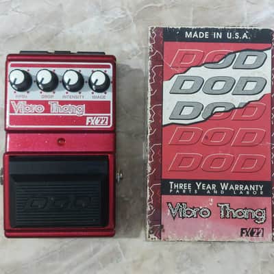 DOD Vibrothang FX22 [NOS - New Old Stock, Complete with Box & Manual] 1st edition 1990 - Metallic Candy Red image 6