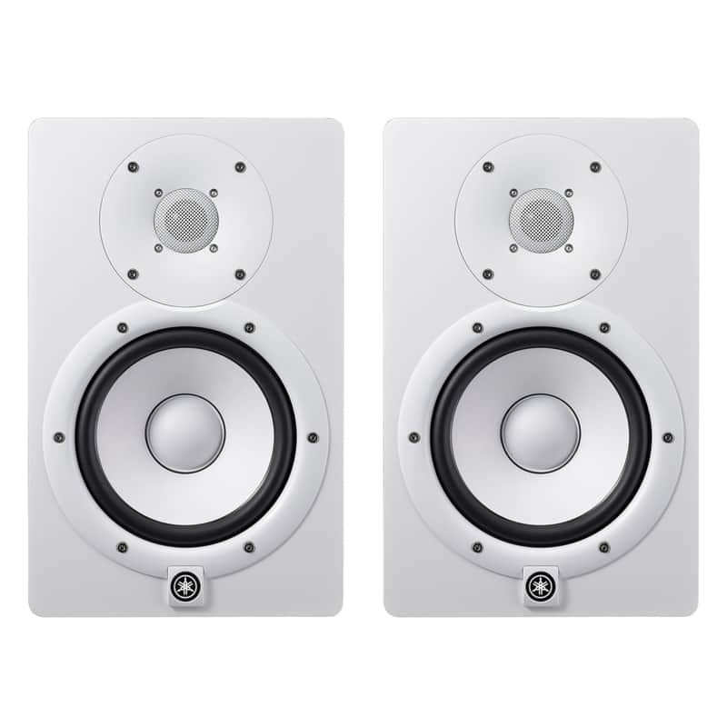 Yamaha HS7 6.5-Inch Studio Monitor Pair - White - Mint, Open Box - Used image 1