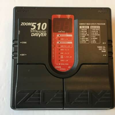 Zoom 510 Dual Power Driver Overdrive Vintage Guitar Multi Effects Pedal + PSU image 1