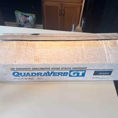 Alesis QuadraVerb GT NOS 20k Bandwidth Simultaneous Guitar Effects Processor with original box, paperwork, power supply and purchase receipt image 12