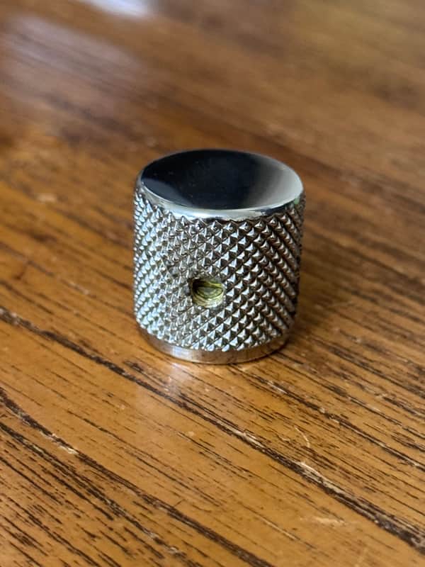 Fender Telecaster / Precision Bass Knurled Chrome Knob (Single) 1960’s-1970’s image 1