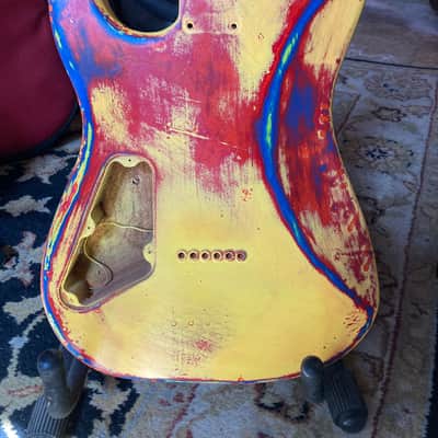 KNE Hardtail Superstrat Body - Custom "Predator" Thermal Image image 3
