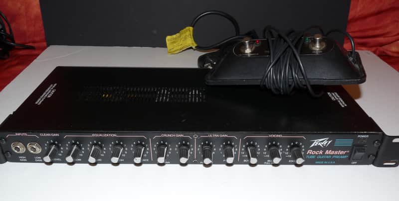 Peavey Rockmaster All Tube Preamp Pre Amp Free Shipping | Reverb