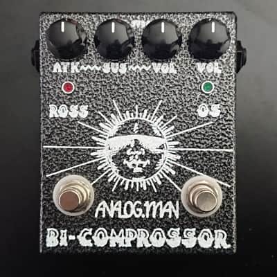 2000s - Vintage Analogman Bi-Comprossor Ross Compressor Orange Squeeze 2010s - Hammered Metal image 14