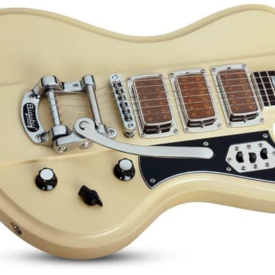Schecter Ultra-III Ivory Pearl image 4