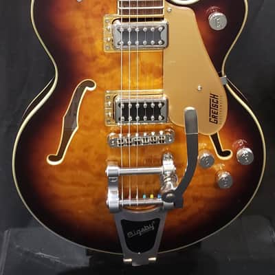GRETSCH G5655T-QM ELECTROMATIC® CENTER BLOCK JR. SINGLE-CUT QUILTED MAPLE WITH BIGSBY® SWEET TEA 2023 image 2