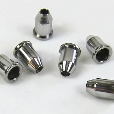 Ferrules Chrome Set of Six String Thru DragonMountain Free USA Shipping image 1