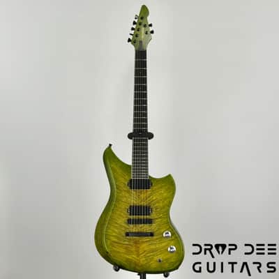 Dunable USA Custom Shop Yeti 7 7-String Electric Guitar w/ Case - Nuclear Burst image 2