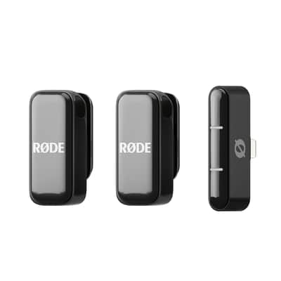 RODE Wireless Micro Ultra-Compact Wireless Microphone System, Lightning, Black image 2