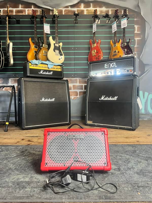 BOSS Cube Street II Red Portable Battery Powered Guitar & Vocal Amplifier image 1
