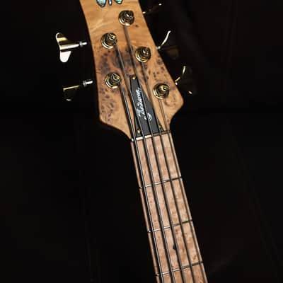 Fodera Imperial 5 Elite Poplar Burl End-2023 (10.5 lbs) image 4