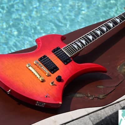 1990’s Fernandes Burny MG-85 - “Hide X” Model - Made In Japan - B.C. Rich Mockingbird Copy image 2