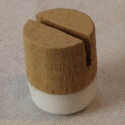 Bandoneon Button Accordion Part - Wood Base White Button 13mm x 16.20mm imagen 2