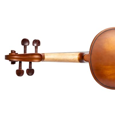 🎅🎄 For Pros and Beginners! Natural Finish Spruce Violin +Case/Bag +Bow +Wax image 11