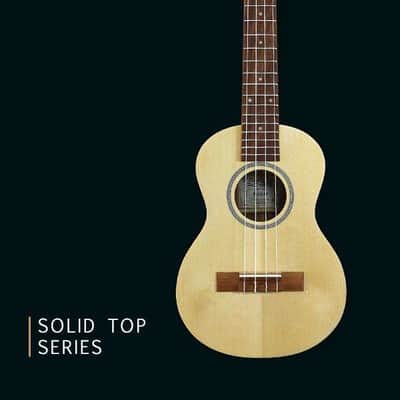 PukanaLa Model PU-CAT Solid Spruce top Series Tenor Size Ukulele w/ Gloss Finish image 3