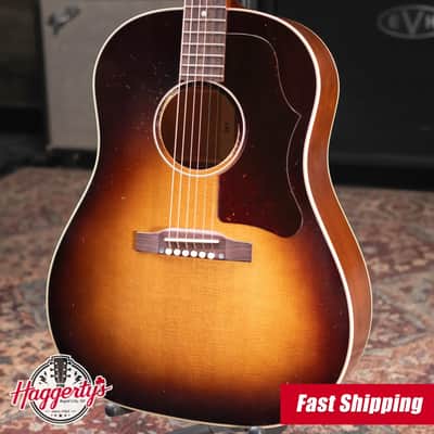 Gibson Custom Shop 1955 J-45 Murphy Lab Light Aged Acoustic Guitar - Vintage Sunburst with Hardshell Case image 1