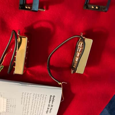 Schaller Golden 50’s Humbucking Pickup set 2004 - Deep Gold Plated image 9