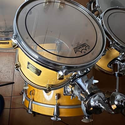 Yamaha Maple Custom 12" x 10" Tom Natural (Blonde) Gloss Finish Bronze Lugs image 3