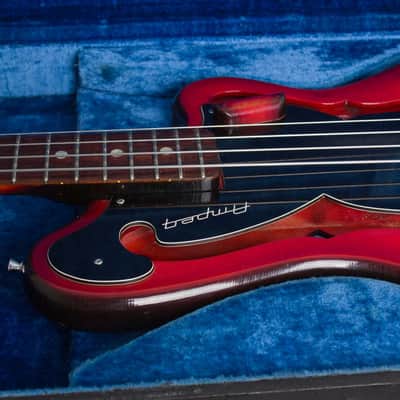 Ampeg  AEB-1 Electric Bass Guitar (1966), ser. #149, original black hard shell case. image 16