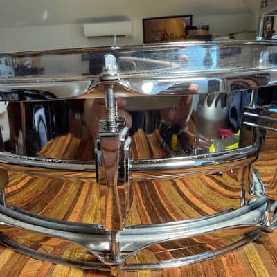 Ludwig Supraphonic  14”x51/4” 1969 - Chrome over seamless aluminum shell image 4