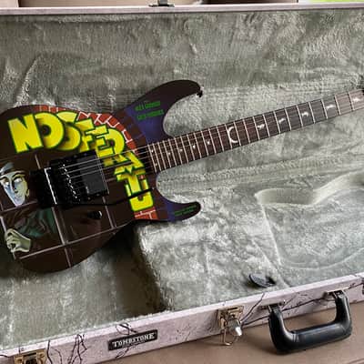 ESP LTD KH-Nosferatu Kirk Hammett Signature 2016 - Black with Nosferatu Graphic image 2