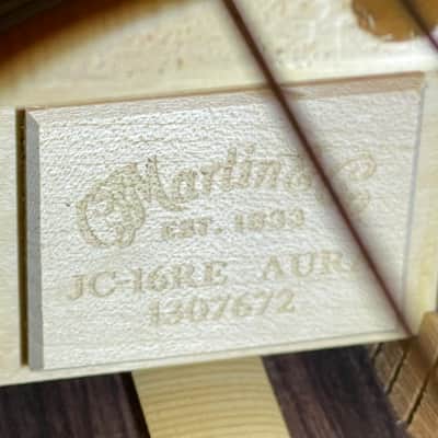 2008 Martin JC-16RE Aura  MINT!! image 5