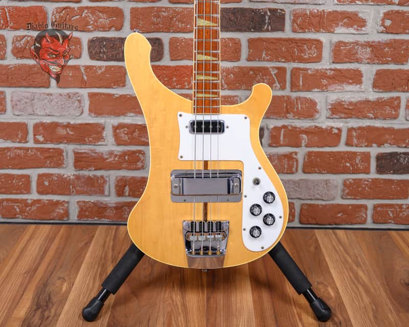 Rickenbacker 4001 Mapleglo 1975 w/Hard Shell Case - Very Good