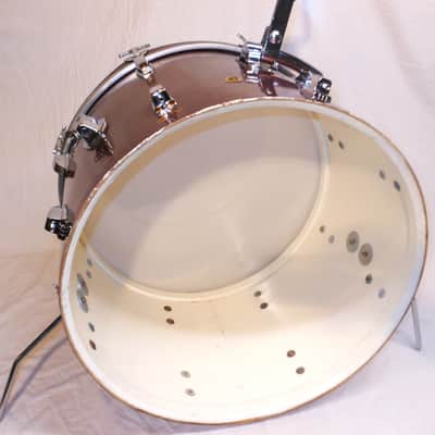 Ludwig Vintage 1966 Burgundy Sparkle Downbeat Drum Set 20".14",12" EXCELLENT!! image 4