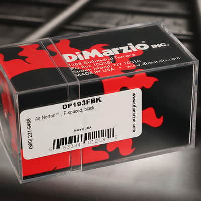 DiMarzio DP193FBK Air Norton F-Spaced Humbucker - Black image 2