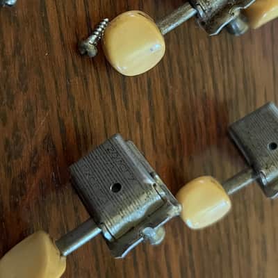 1964 1965 1966 set Fender Musicmaster Duo Sonic Mustang guitar tuners tuning pegs image 3