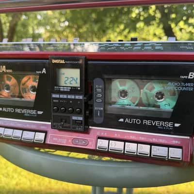 Sanyo U4-W80 Rare Vintage JDM Cassette Boombox Getto blaster Serviced Warranty image 21