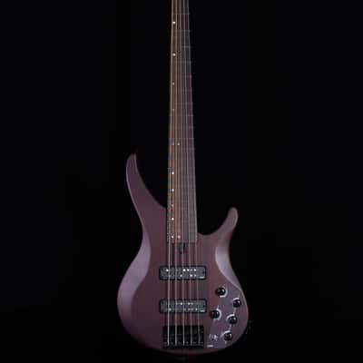 Yamaha TRBX505 5-String Bass, Transparent Brown image 5