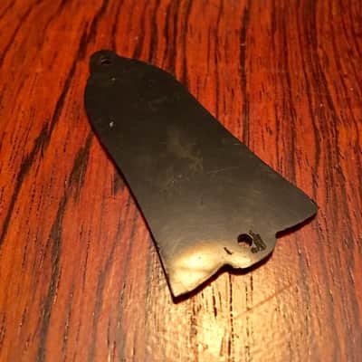 Gibson ES truss rod cover trc c 1969 Black original vintage usa eb image 2