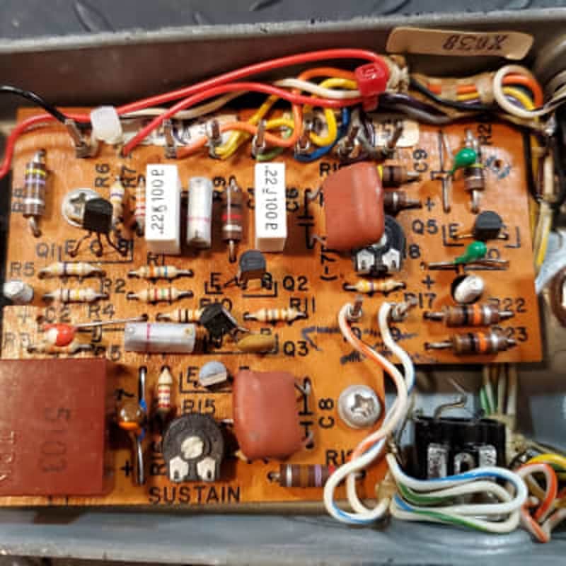 Thomas Organ Crybaby Fuzz Wah 1970's Black image 1