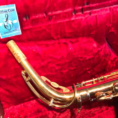 Vintage Vito Leblanc 35 System Alto Saxophone with original hard case Rationale French Beaugnier Sax image 3