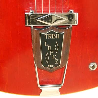Vintage 1968 Gibson Trini Lopez Deluxe Red Sunburst image 4