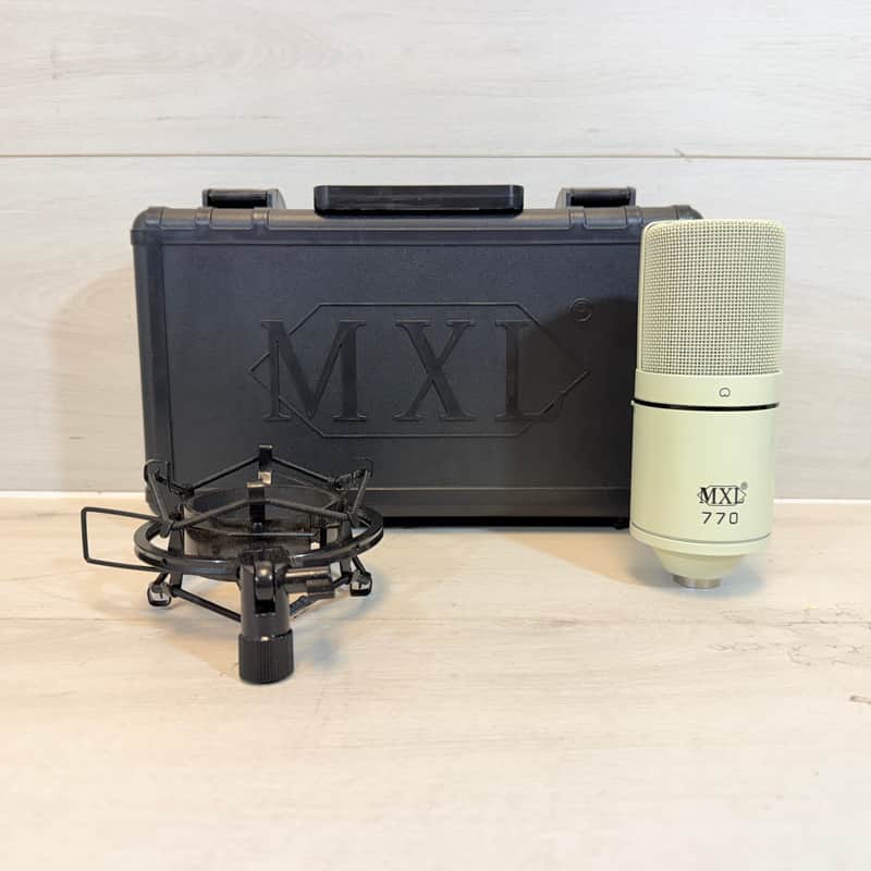 MXL 770 Small Diaphragm Condenser Mic 2010s - Black image 1