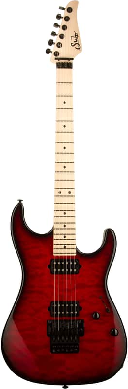 Suhr Standard Thin Burst Limited Edition Trans Red image 1