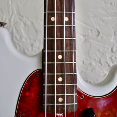 1966 Fender Mustang Bass with OHSC image 16