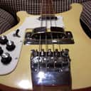 Rickenbacker custom made by Rickenbacker 4001 Left-Handed 1974/75 white with white binding